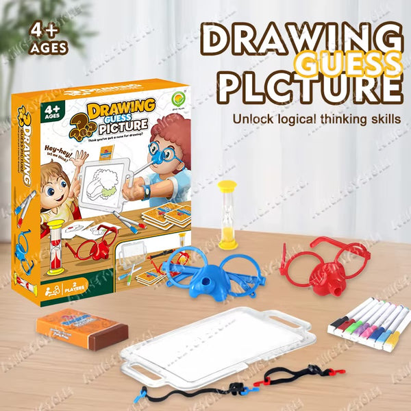 Children's Educational Toy You Draw and Guess Board Game