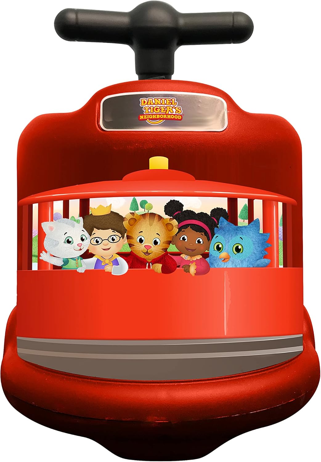 Best Ride On Cars Daniel Tiger's Trolley Push Car, Red