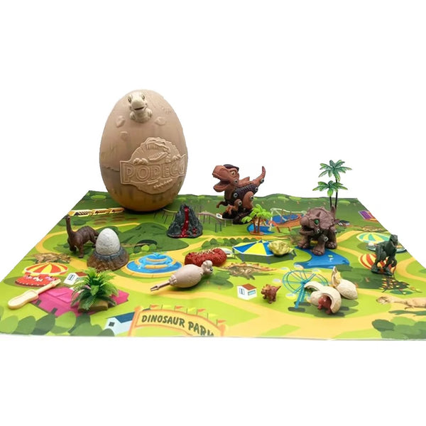 Dinosaur EGG, Pop Egg, Cartoon Play Mat Hatchling Sound, Light Assembled, 1 Pack (Color May Vary)