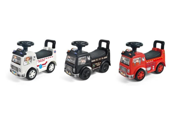 Push Car, Cartoon Stroller Music Steering Wheel , Ambulamce, Special Police Car, Fire Truck