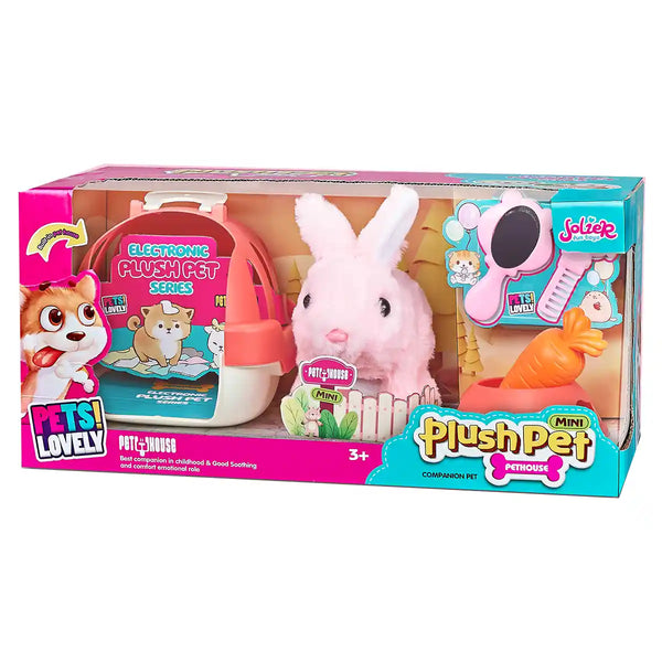 Plush Pet Rabbit Mini Pethouse, Styles and Colors May Vary