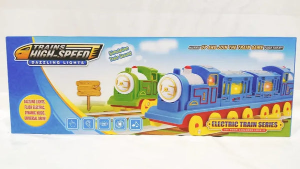 Electric Kids Toy, High Speed Light and Music Train