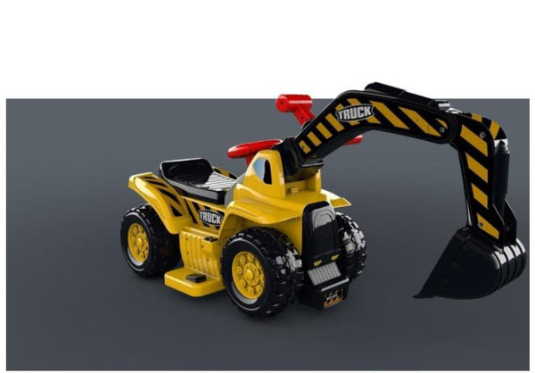 Electric Ride on Car, Digging Stroller With Music, Battery Included