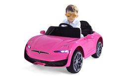 Tesla Kids Cars Dual Motor Electric Power Ride On Car