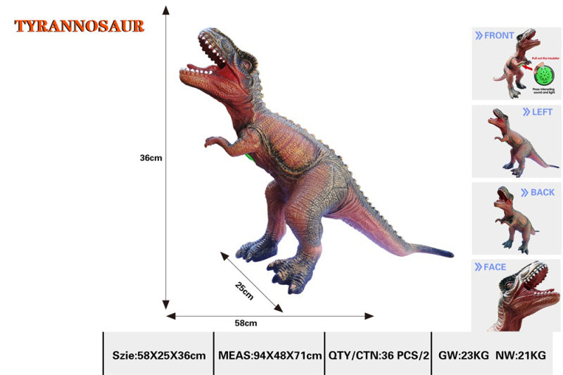 Dinosaur Toy, Simulated large t-rex 58cm with sound