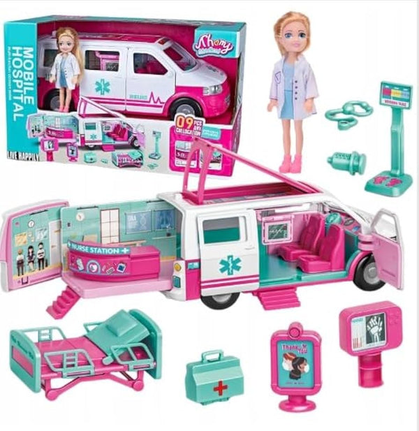Children's Playset Mobile Hospital /Ambulance /