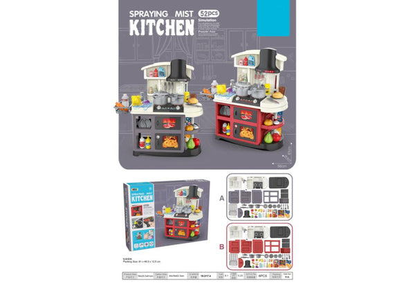 Toy Playset, Deluxe Tableware, Tap Water, Spray Function