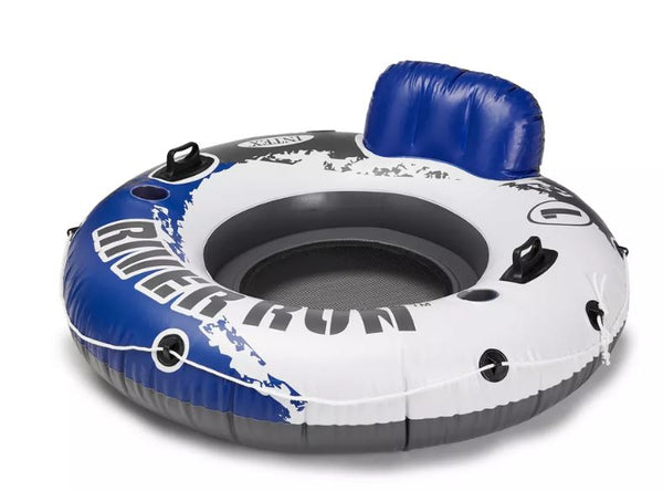 Intex River Run 1 Inflatable Floating Tube Raft for Lake, River & Pool