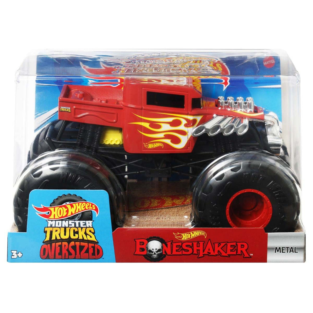 Hot Wheels Monster Trucks, 1:24 Scale Bone Shaker