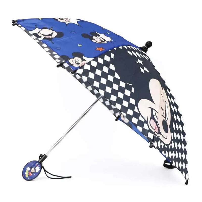 Umbrella, Disney Mickey Mouse 21-Inch Kid's Umbrella With Clamshell Handle