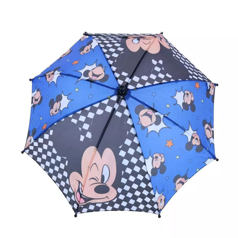 Umbrella, Disney Mickey Mouse 21-Inch Kid's Umbrella With Clamshell Handle