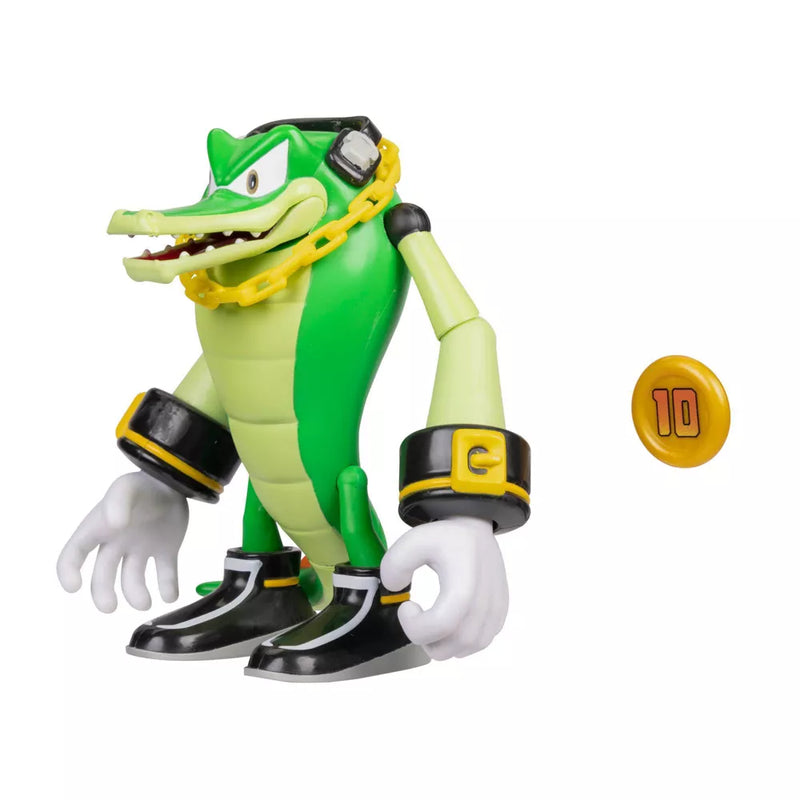 Action Figure Sonic the Hedgehog Vector with Super Ring