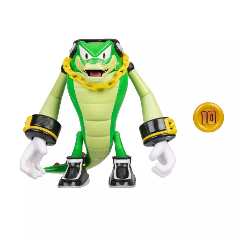 Action Figure Sonic the Hedgehog Vector with Super Ring