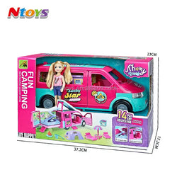 Doll House for Girls Funny Camping Fashion Doll House Accessories