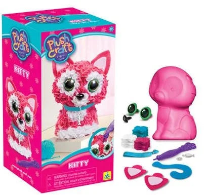 3D Plush Craft Kitty by The Orb Factory