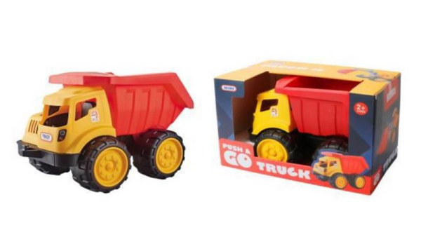 Slide dump truck
