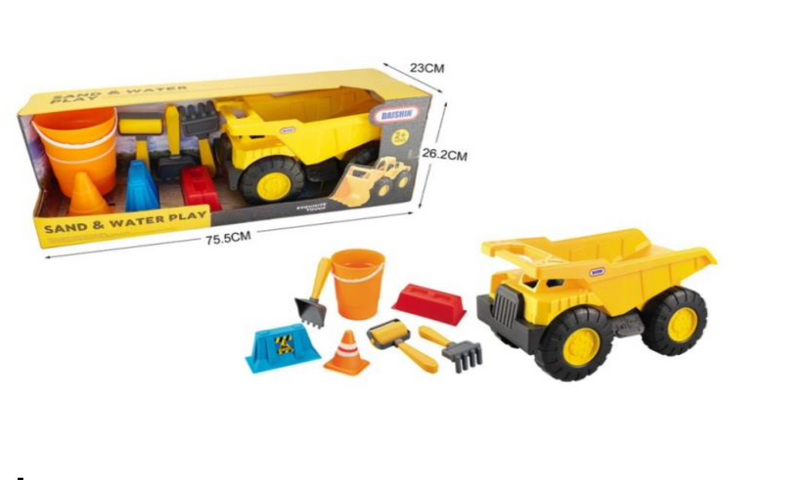Dump truck beach combination