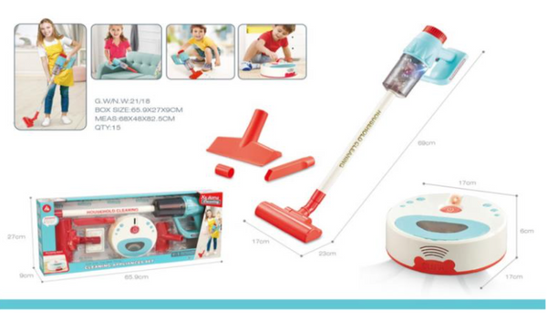 Home appliance simulation vacuum cleaner sweeper Set