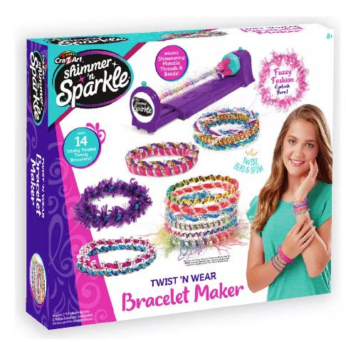 Cra Z Art Shimmer n Sparkle Cra Z Loom Bracelet Maker Toys