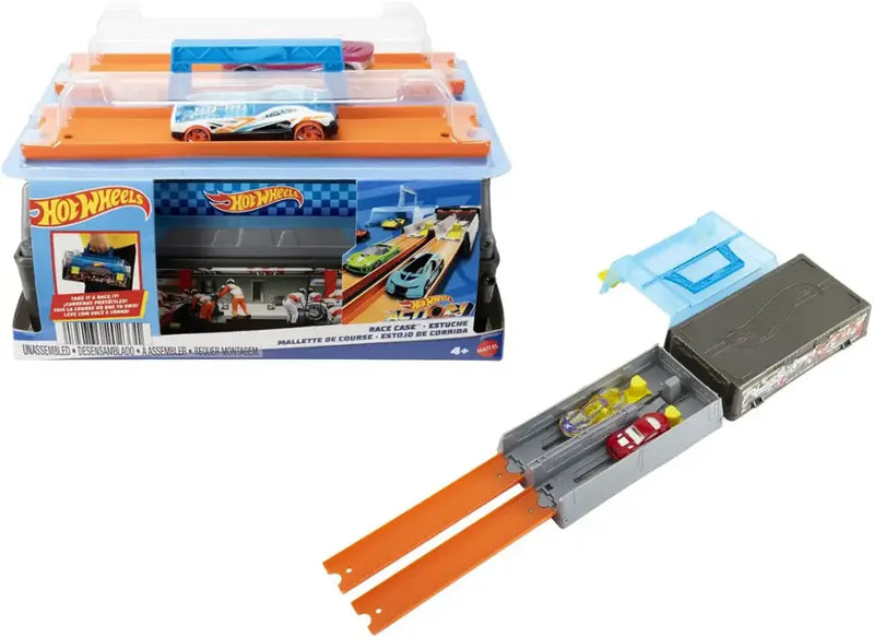 Hot Wheels Action Race Case Track Set - Collectibles - Multicolor, Mattel