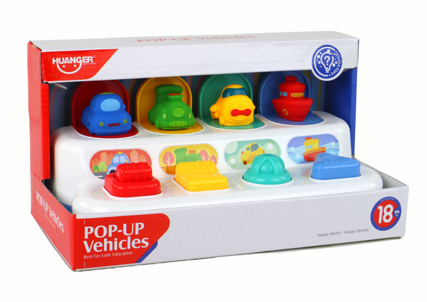 Interactive Educational Toy Pop-up Vehicles