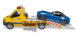 Bruder MB Sprinter Tow Truck w/ Bruder Roaster, Light & Sound