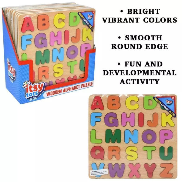 Wooden Alphabet Puzzle for Children