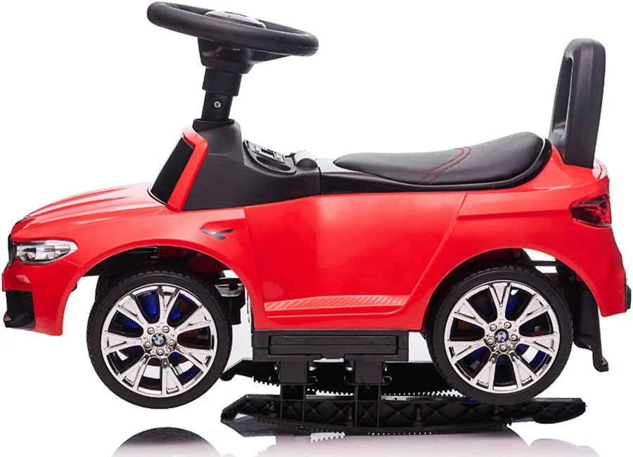 Best Ride On Cars  BMW 4 in 1 Push Car, Red