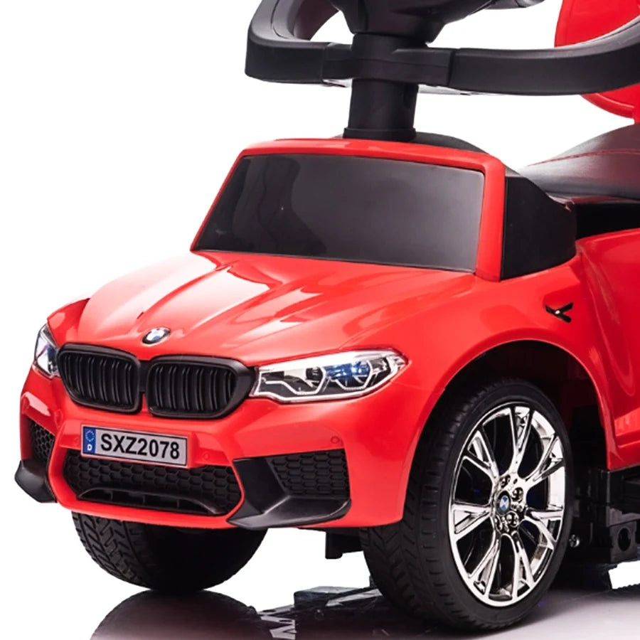 Best Ride On Cars  BMW 4 in 1 Push Car, Red