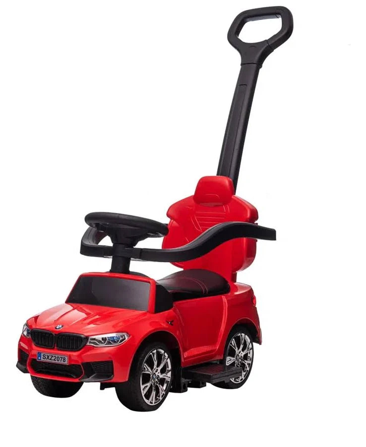 Best Ride On Cars  BMW 4 in 1 Push Car, Red