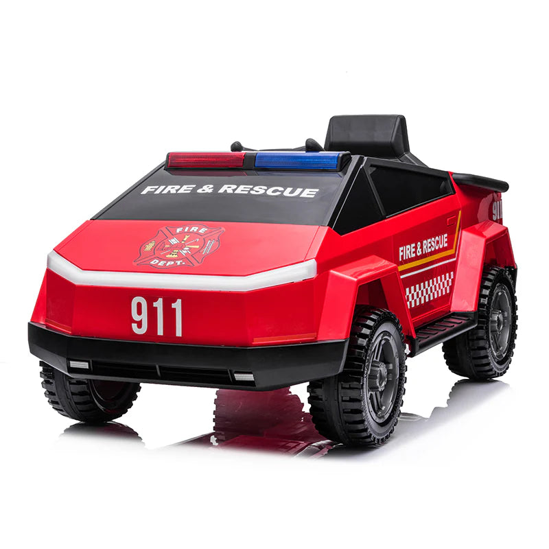 CyberTruck Police Car Kids Ride on Car, kids electric car (Style Vary)