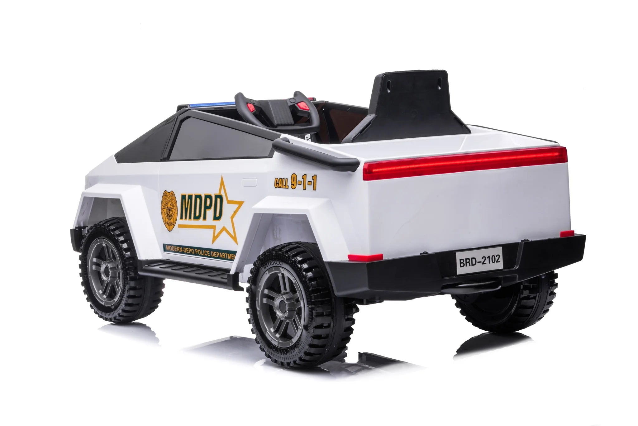 CyberTruck Police Car Kids Ride on Car, kids electric car (Style Vary)