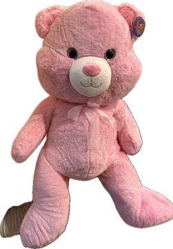 Plush Toy 36'' Bear with Ribbon