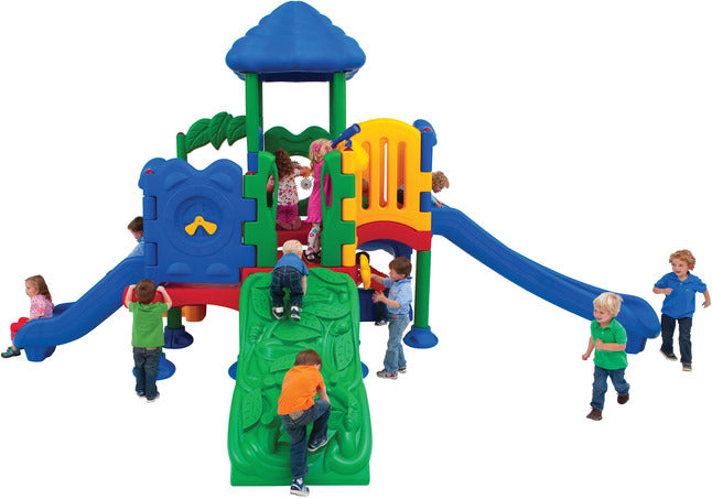 Ultra Play Systems Inc Discovery Center 5 with Ground Spike, 16 x 15 x 11 Feet - sctoyswholesale