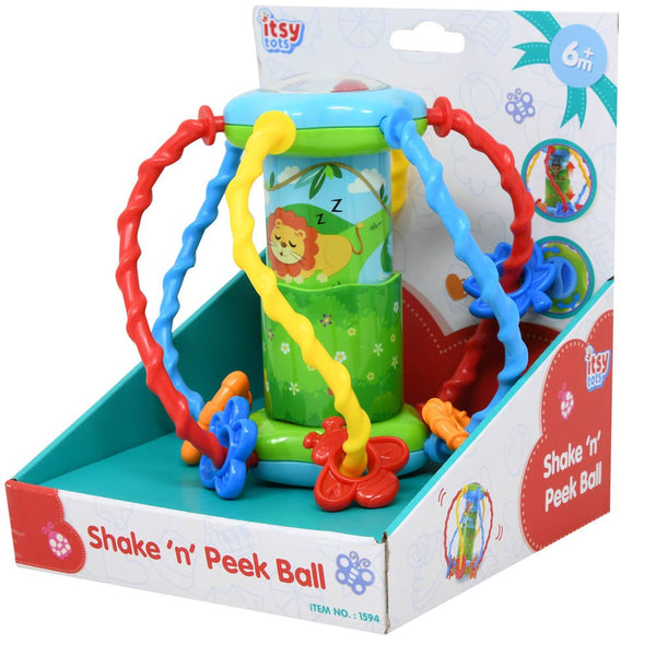 Baby Toy Itsy Tots Shake 'n' Peek Ball - sctoyswholesale