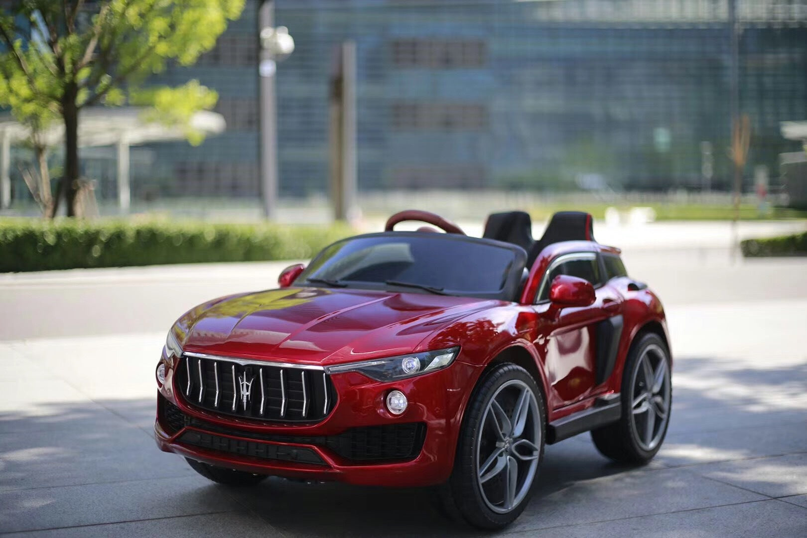 Electric Ride-On Car 12V for Kids Licensed Maserati Ghibli with Remote Control