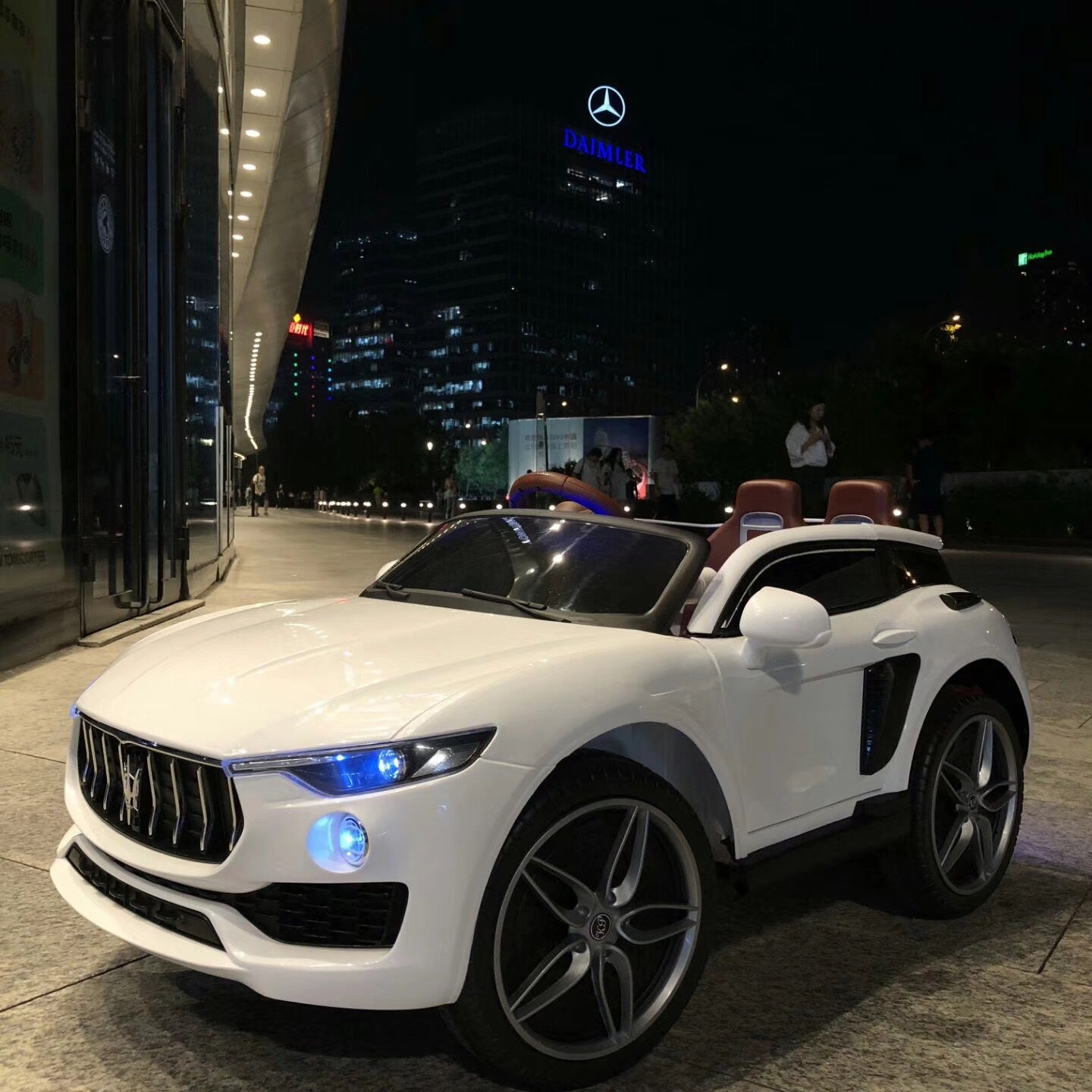 Electric Ride-On Car 12V for Kids Licensed Maserati Ghibli with Remote Control