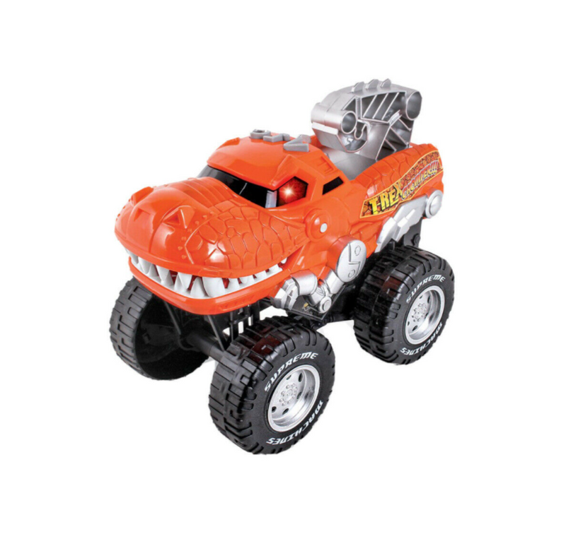 T-Rex Monster Truck - Supreme Machines, Red - sctoyswholesale