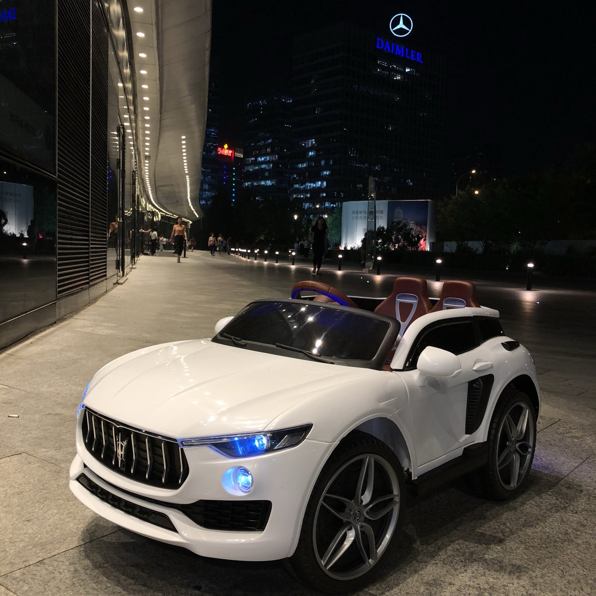 Electric Ride-On Car 12V for Kids Licensed Maserati Ghibli with Remote Control