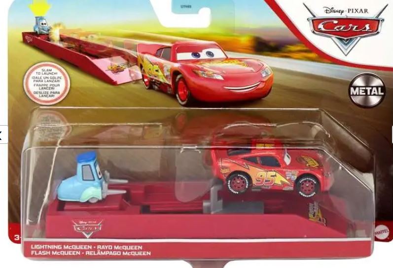 Disney / Pixar Cars Cars 3 Lightning McQueen Diecast Car & Launcher