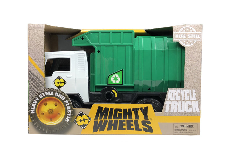Mighty Wheels 20" Recycle Waste Truck Toy Vehicle - sctoyswholesale