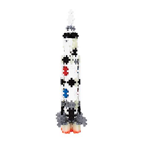 PLUS PLUS – Mini Maker Tube – Saturn V Rocket, Apollo 11 Space Playset – 240 Piece, Interlocking Mini Puzzle Blocks for Kids - sctoyswholesale