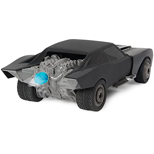 DC Comics, The Batman Turbo Boost Batmobile, Remote Control Car with Official Batman Movie Styling Kids Toys for Boys and Girls