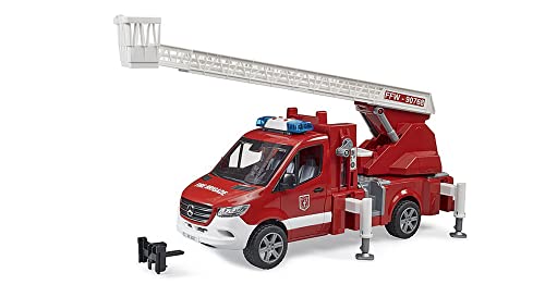 Bruder MB Sprinter Fire Engine w Ladder Water Pump & L/Smodule - sctoyswholesale