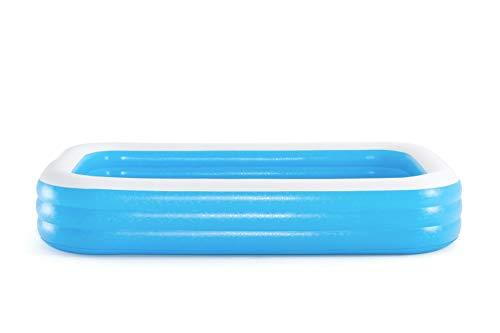 Bestway H2OGO Rectangular Inflatable Set, 10ft x 22in Above Ground Pool, Blue - sctoyswholesale