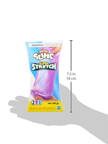 Play-Doh Slime Super Stretch 2-Pack for Kids 3 Years and Up - Purple and Blue - sctoyswholesale