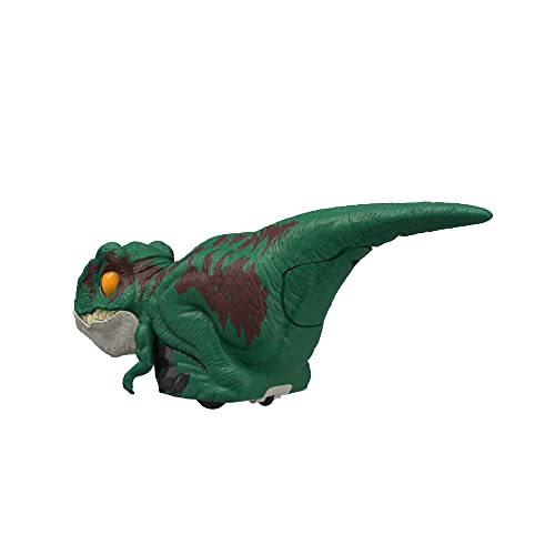 Jurassic World Dominion Uncaged Click Tracker Velociraptor Dinosaur Action Figure, Toy Gift with Interactive Motion and Sound, Clicker Control