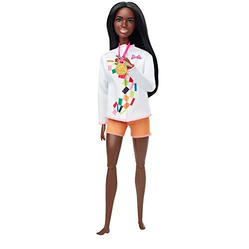Barbie Olympic Games Tokyo 2020 Surfer Doll with Surf Uniform - sctoyswholesale