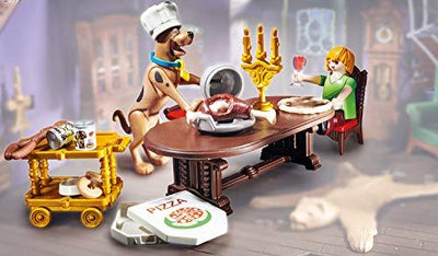 Playmobil Scooby-Doo! Dinner With Shaggy Playset - Includes Scooby, Shaggy, Food Cart & Accessories