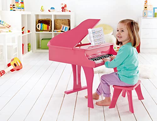 Hape Happy Grand Piano in Pink Toddler Wooden Musical Instrument, L: 1 –  StockCalifornia
